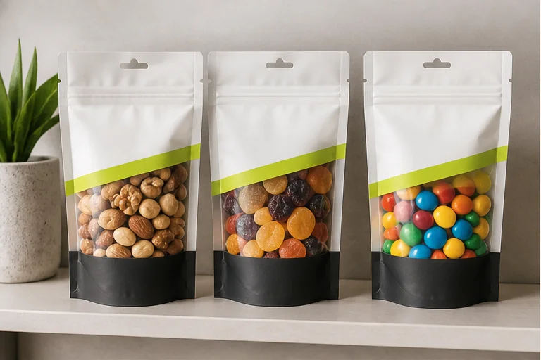 Clear window snack pouch retail review