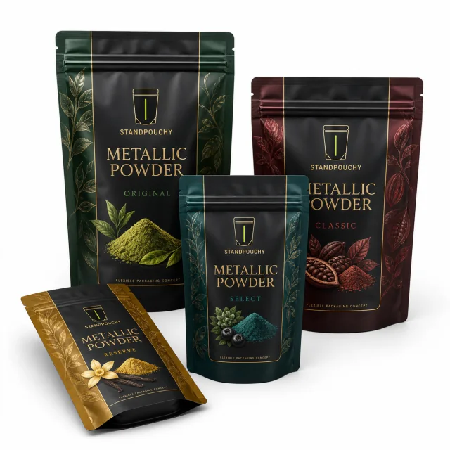 Metallic High Barrier Powder Pouch