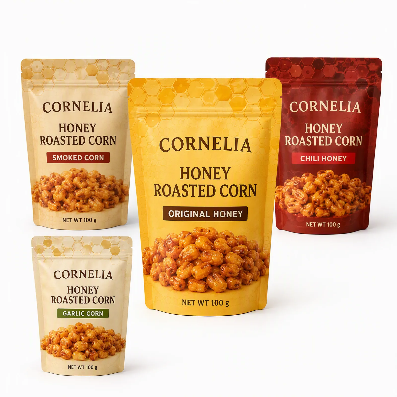 honey roasted corn pouch artwork SP-SN333