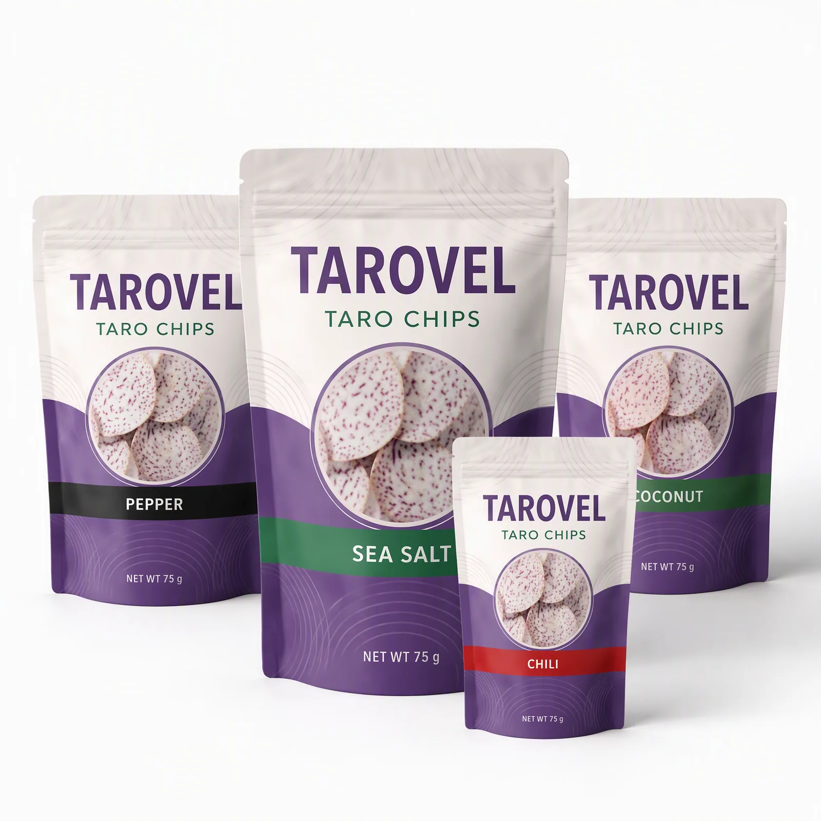 taro chips pouch artwork SP-SN349