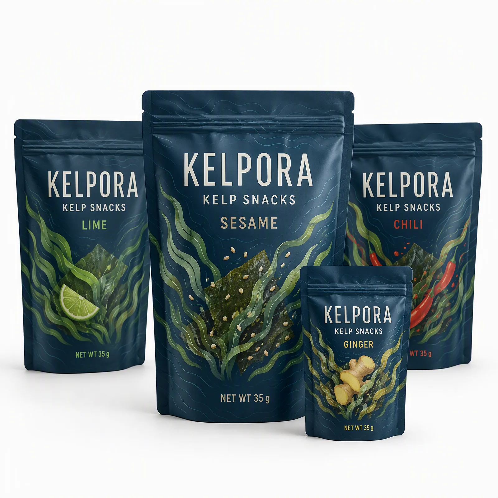 kelp snacks pouch artwork SP-SN354