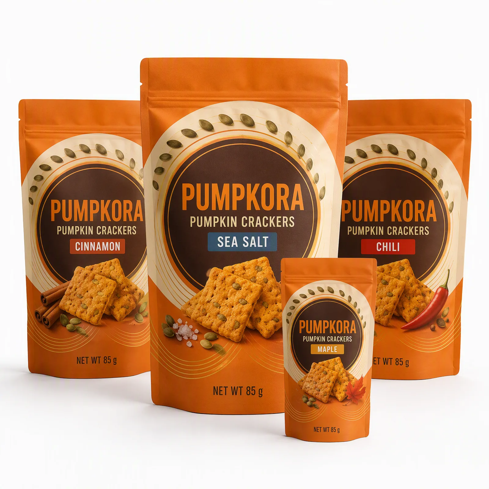 pumpkin crackers pouch artwork SP-SN355