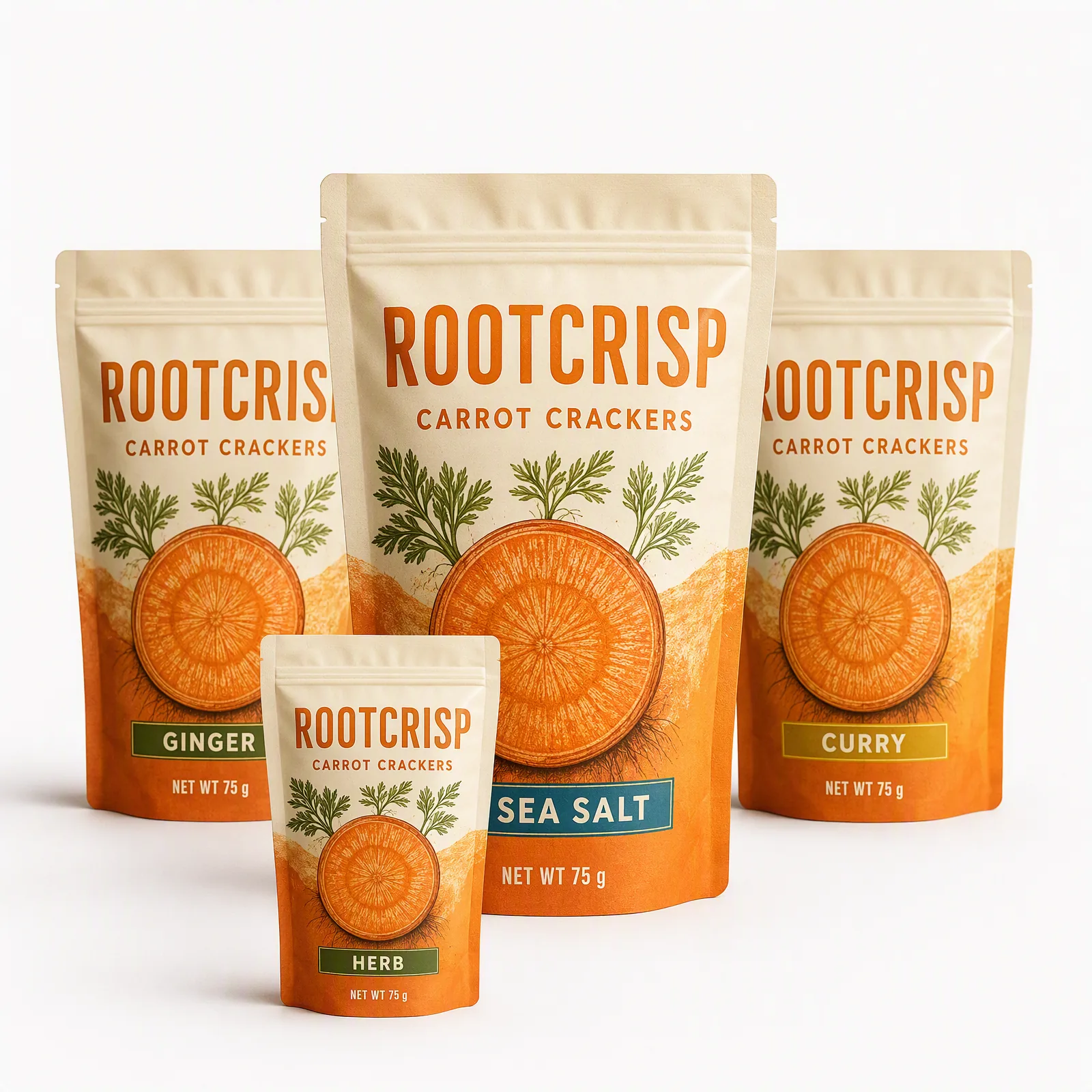 carrot crackers pouch artwork SP-SN357