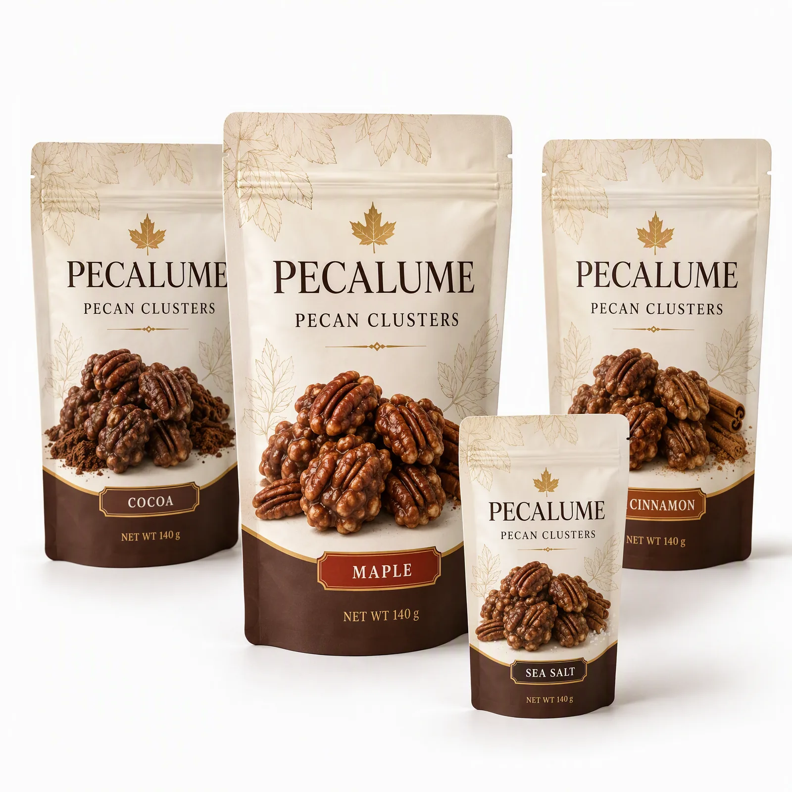 pecan clusters pouch artwork SP-SN364