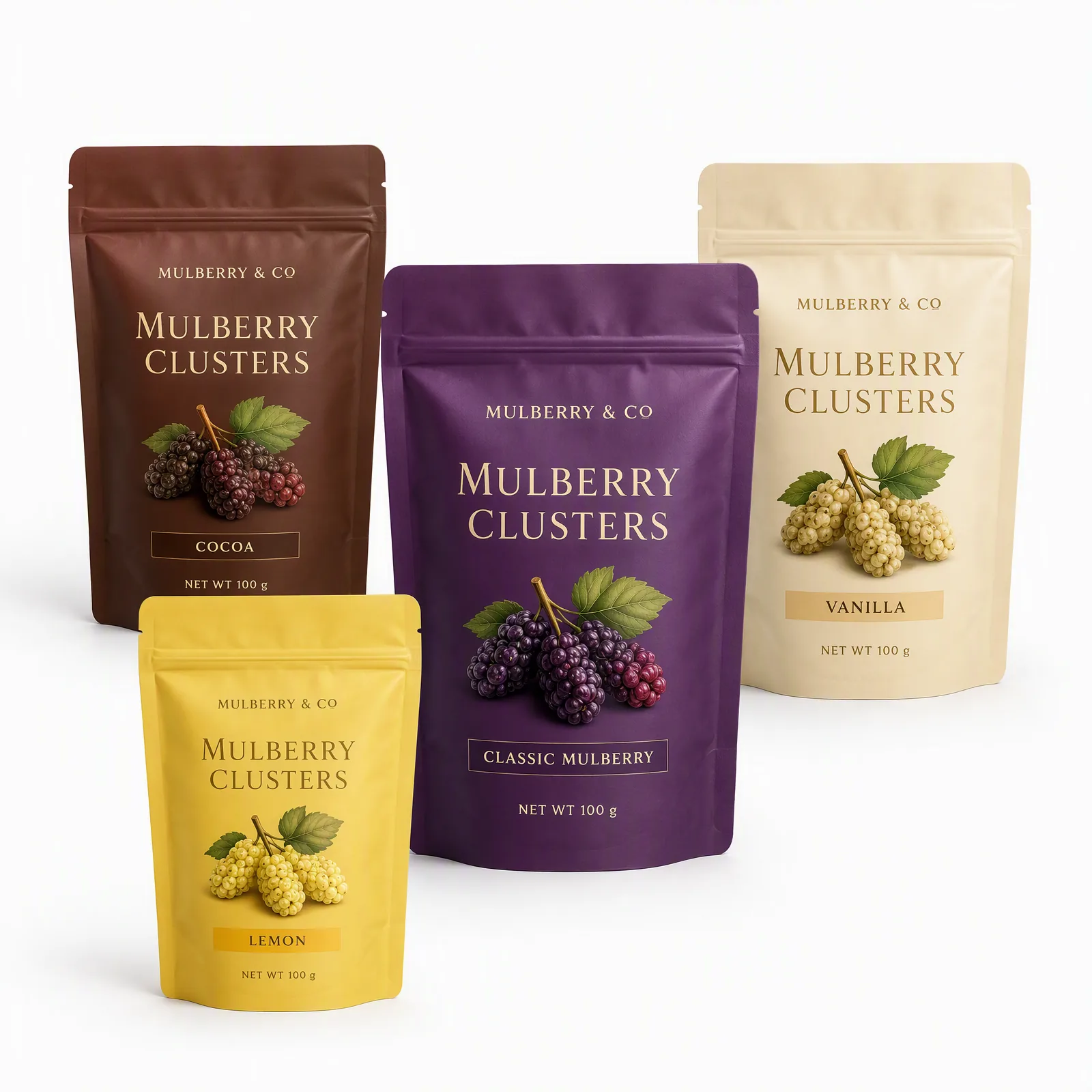 mulberry clusters pouch artwork SP-SN377