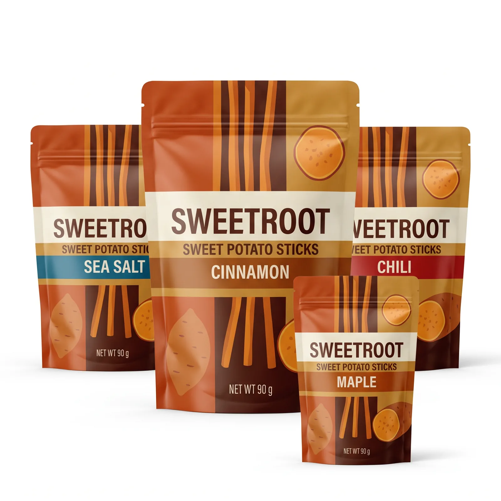 sweet potato sticks pouch artwork SP-SN382