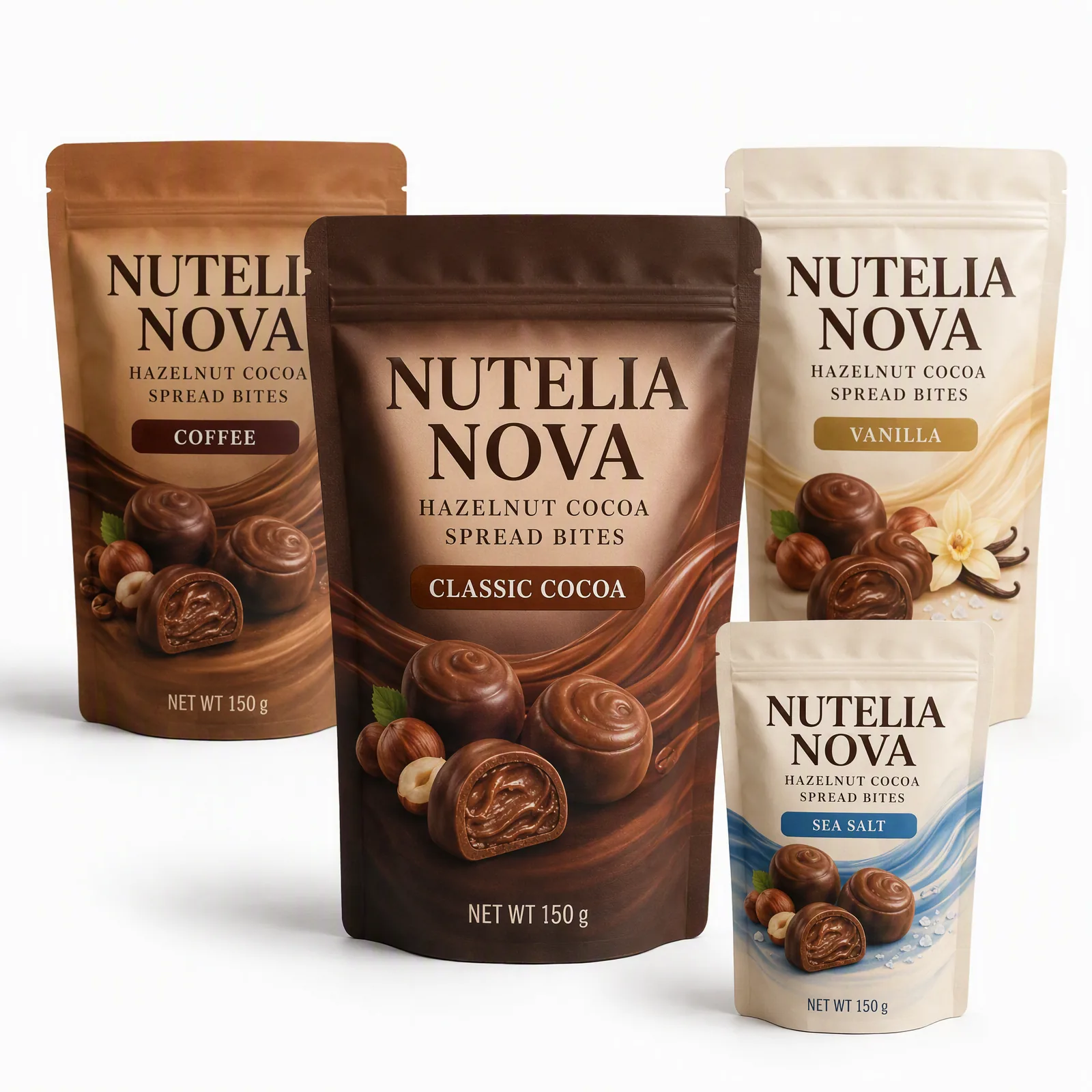 hazelnut cocoa bites pouch artwork SP-SN399