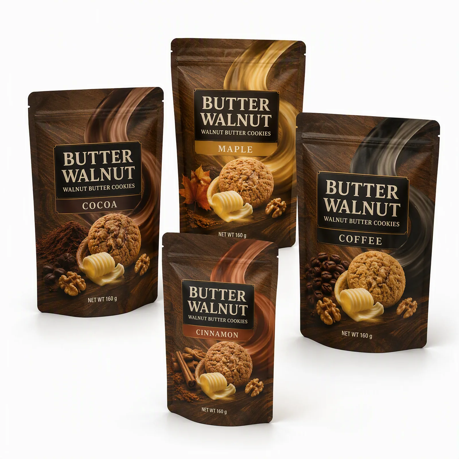 walnut butter cookies pouch artwork SP-SN451