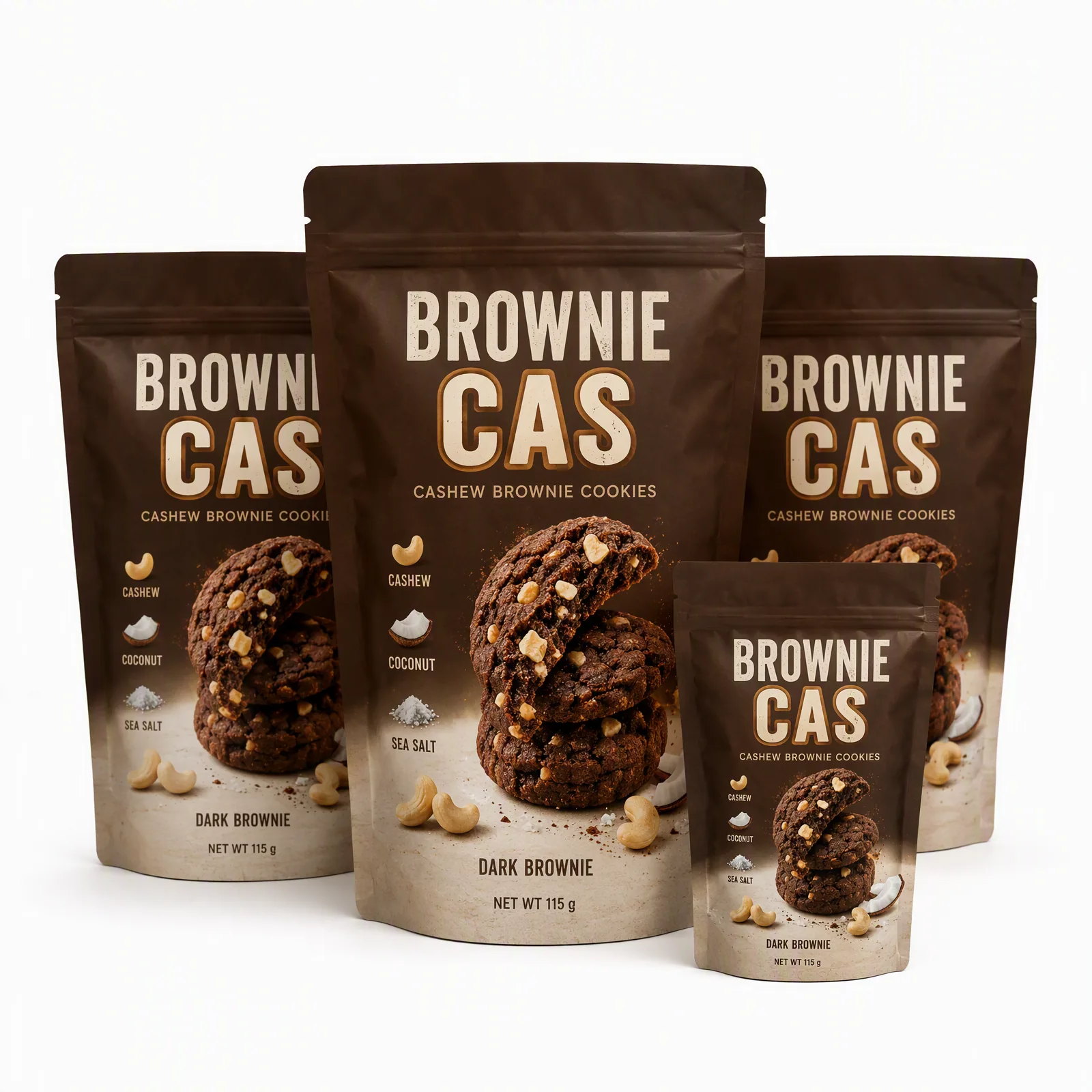 cashew brownie cookies pouch artwork SP-SN461