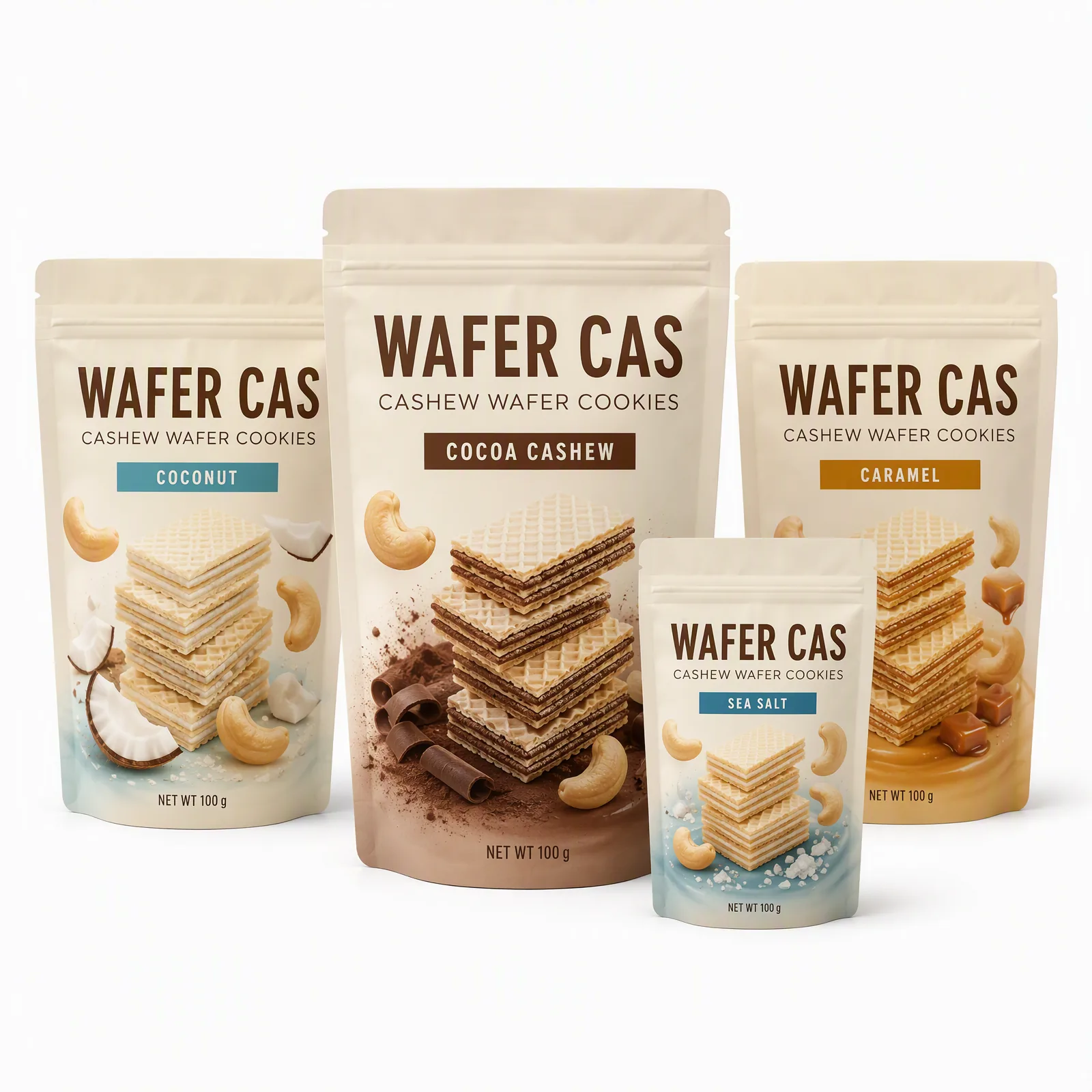 cashew wafer cookies pouch artwork SP-SN477