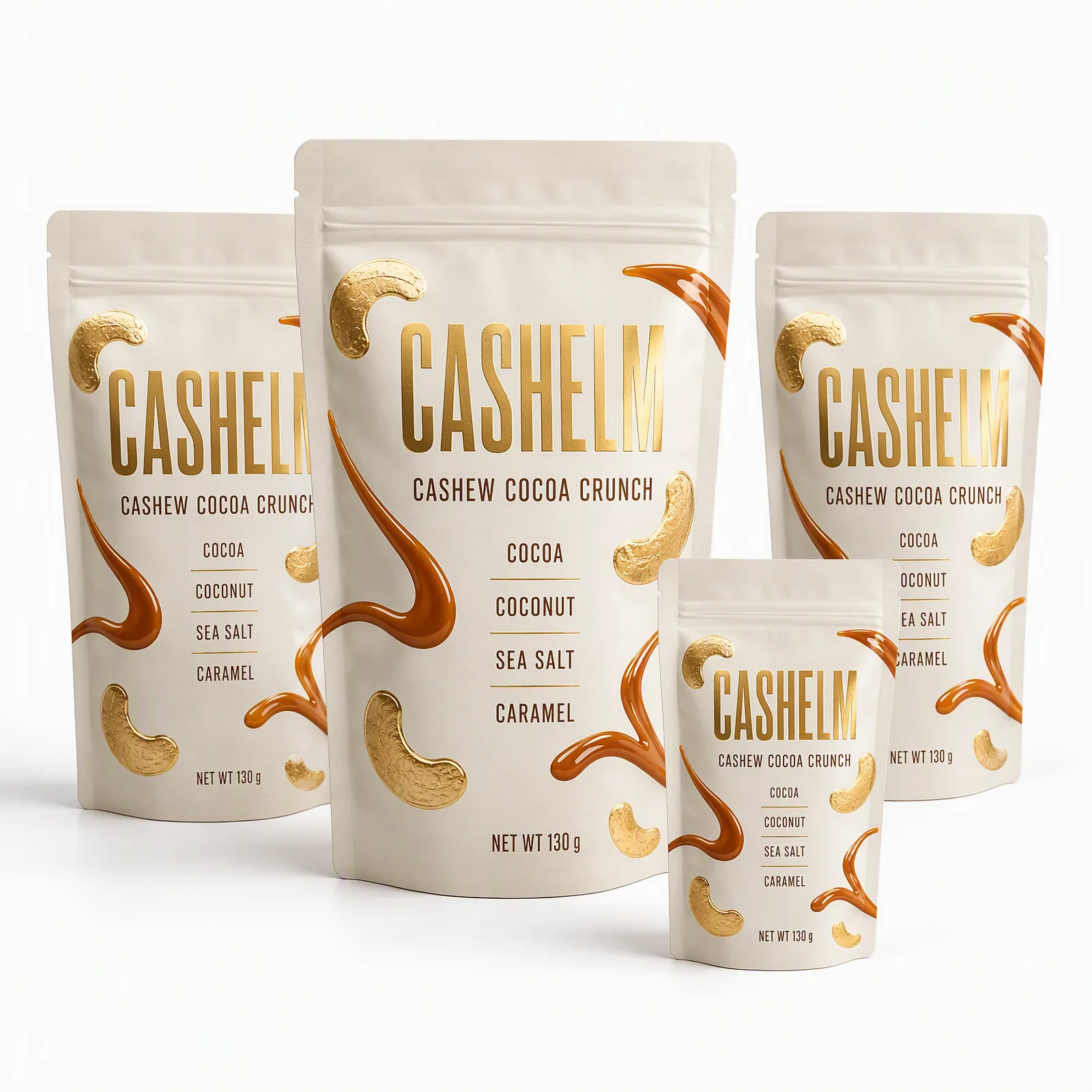 cashew cocoa crunch pouch artwork SP-SN478