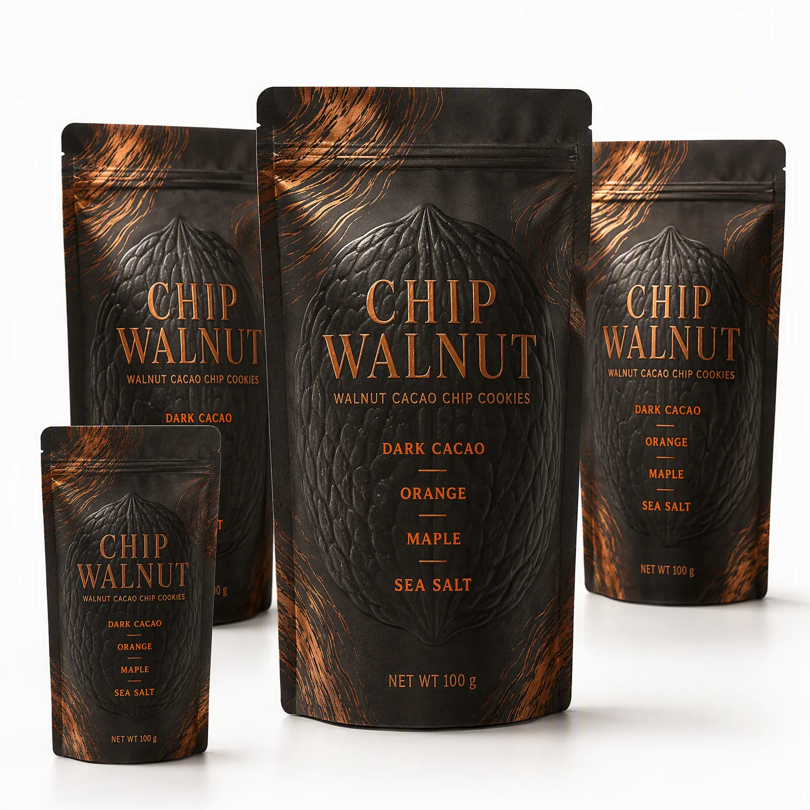 walnut cacao chip cookies pouch artwork SP-SN493