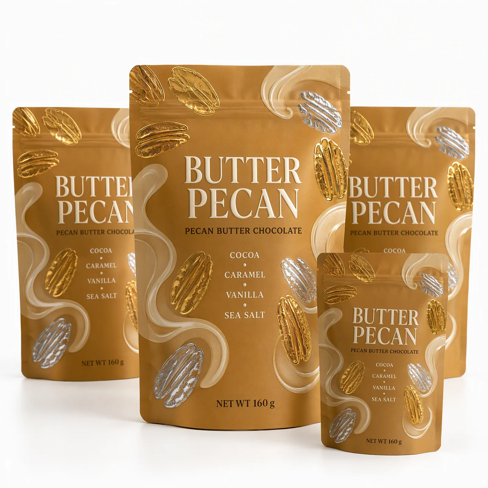 pecan butter chocolate bites pouch artwork SP-SN502