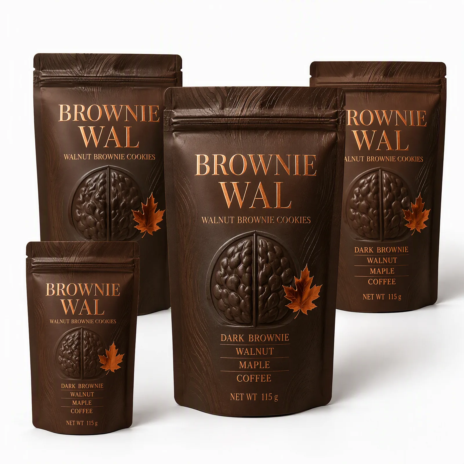 walnut brownie cookies pouch artwork SP-SN510