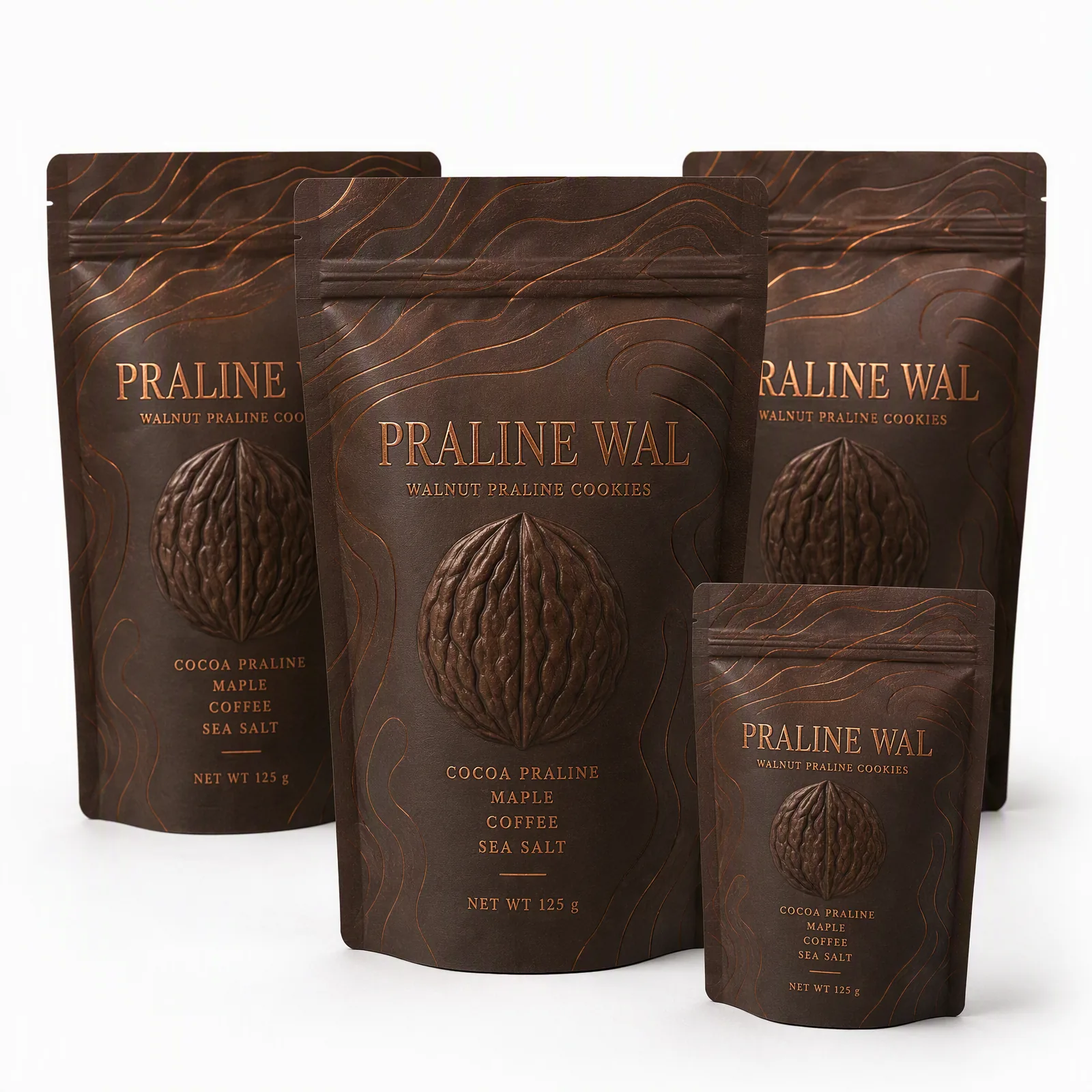 walnut praline cookies pouch artwork SP-SN519