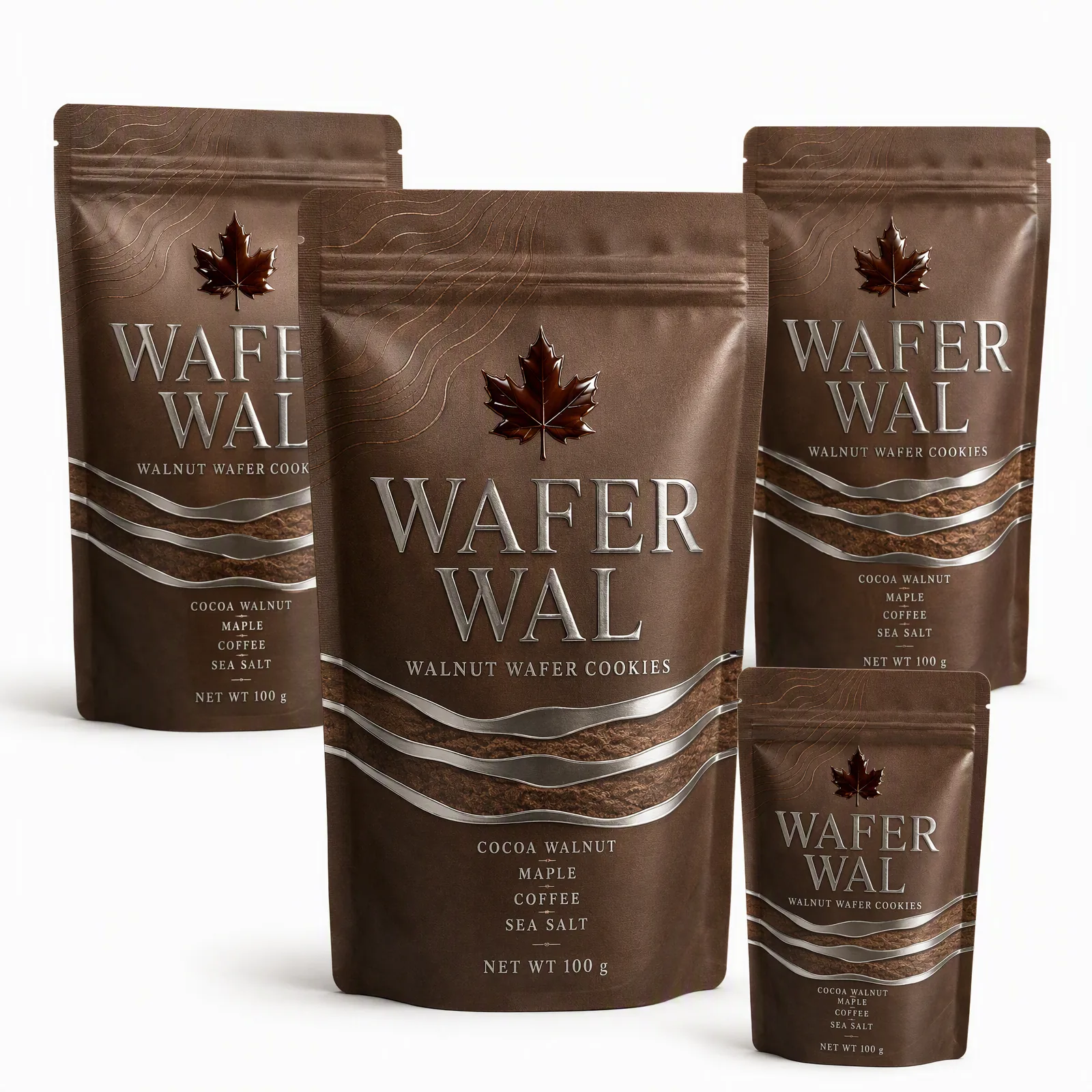 walnut wafer cookies pouch artwork SP-SN524