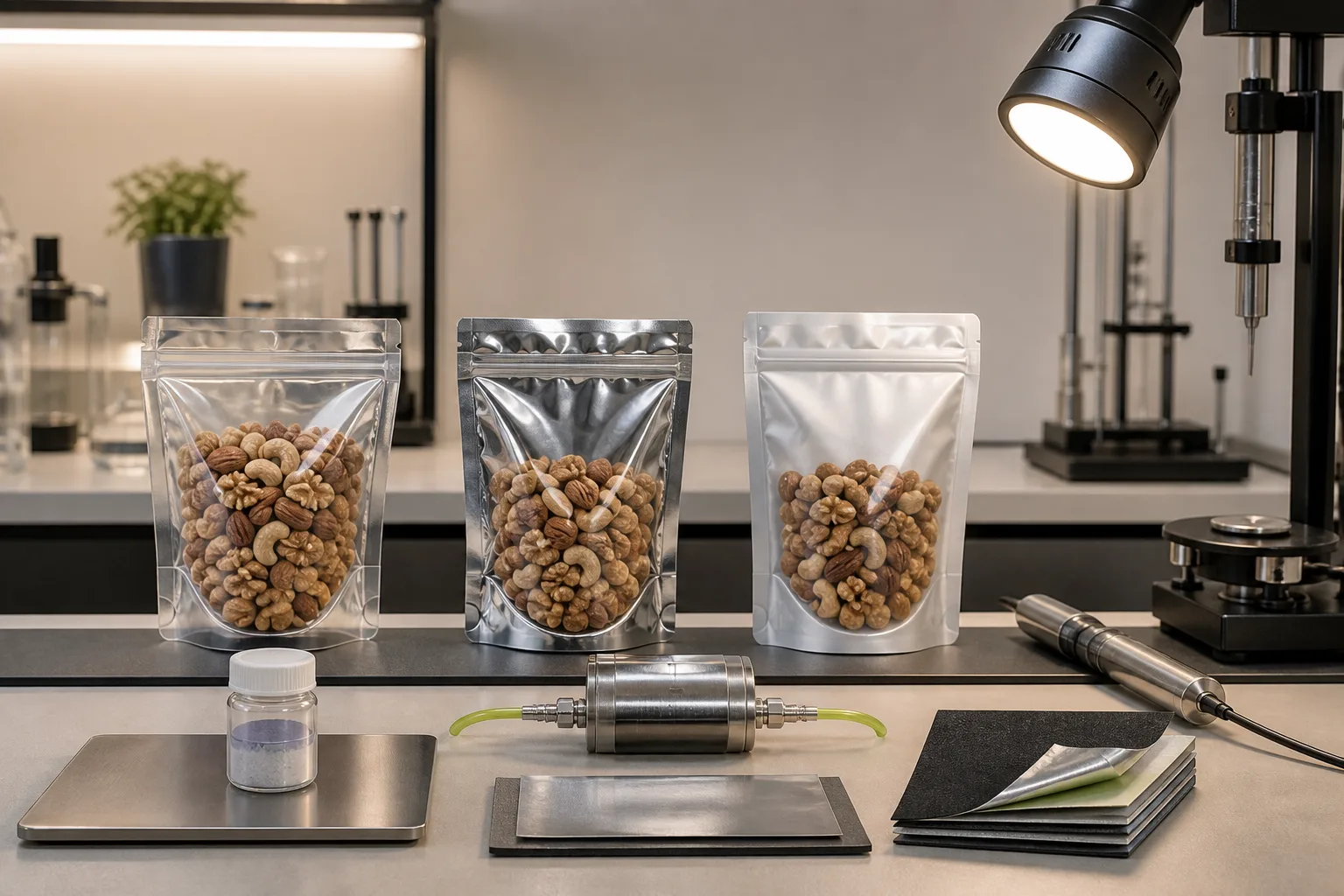 Snack Packaging Barrier Selection Matrix visual reference