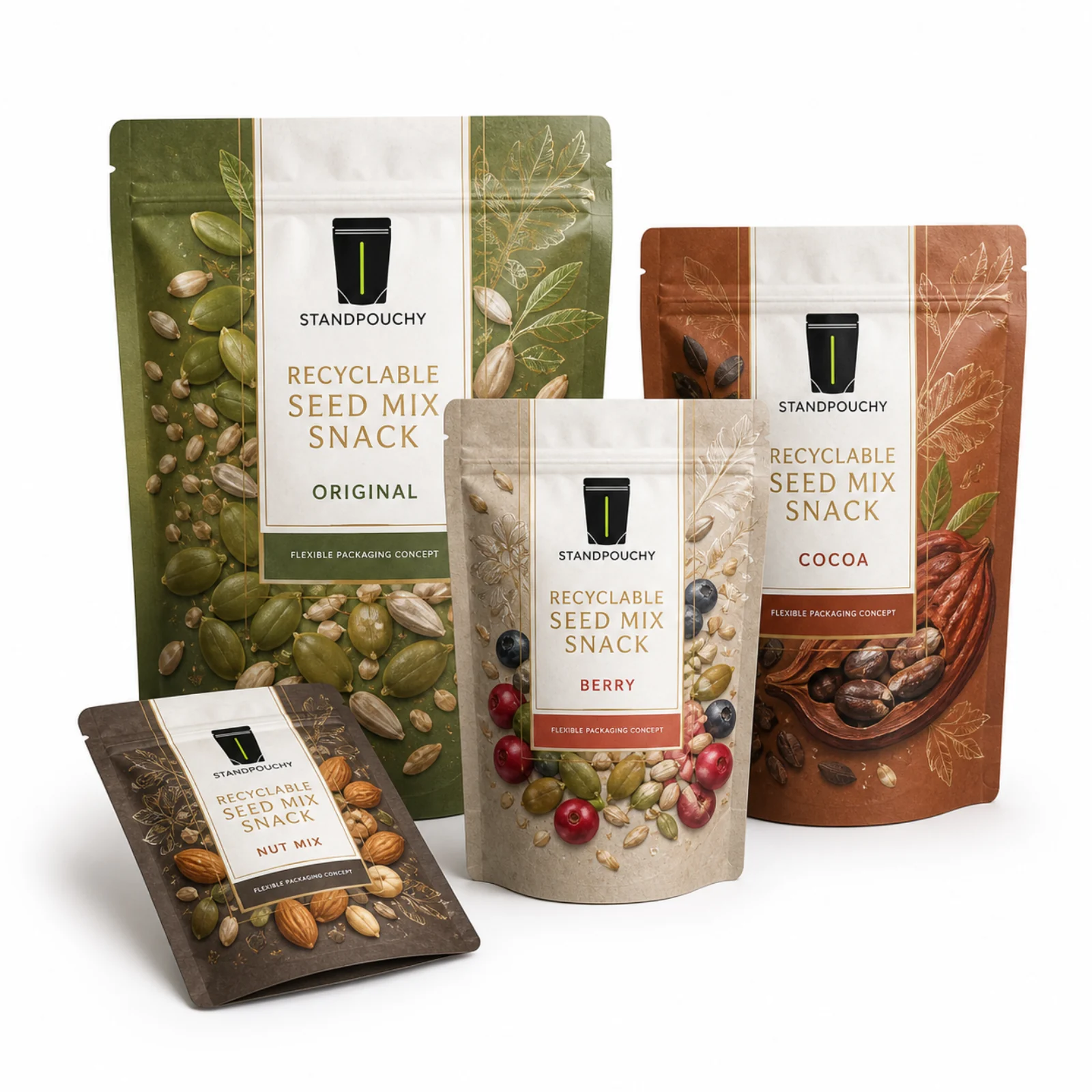 Mono-PE Seed Mix Snack Pouch